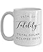 Produktbild Total Solar Eclipse 2017 - Path of Totality Commemorative Ceramic Coffee Mug White 11oz