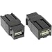 Produktbild Diverse USB 2.0 SNAP-IN EINSATZ, USB A BUCHSE/BUCHSE,