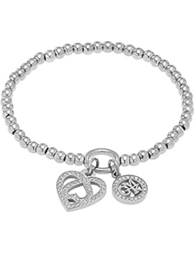 GMK Collection by CHRIST Damen-Armband Edelstahl 69 Zirkonia One Size, silber/blau