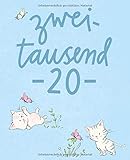 Terminplaner 2020: Monats- und Wochenkalender für Katzenfreunde, Titel mit spielenden Kätzchen by