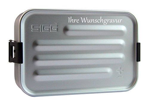 Preisvergleich Produktbild Frühstücksdose SIGG Metal Box 'Plus' – S, alu, mit persönlicher Wunschgravur