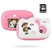 Produktbild Miavogo DIY Kinderkamera mit Ersatzhülle + Aufkleber 1,44 Zoll HD Mini Digitale Kamera für Kinder (Rosa mit 16GB SD-Karte)