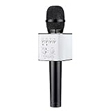 Mugig Bluetooth Karaoke Microphone, Wireless Bluetooth Music Player Multifunctio