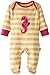 Kite Baby-Girls Seahorse Striped Round Collar Sleepsuit, Yellow (Primrose), 3-6 Months