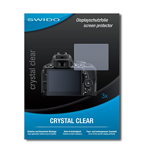 3 x SWIDO   protecteur d   cran Nikon D5500 film protecteur feuille  CrystalClear  invisible