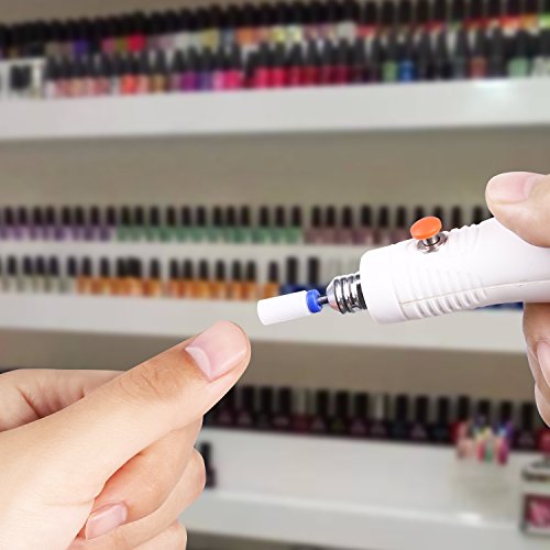 JSDA Nagelfräser 6MW Maniküre/Pediküre/Hornhautentfernung Komplett-Set Elektrischer Fräser für Nailart/Nageldesignes - 4