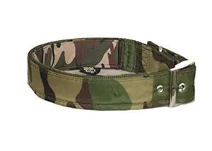 PETHUB Dog Collar with Padding Army Design 1.5 inch