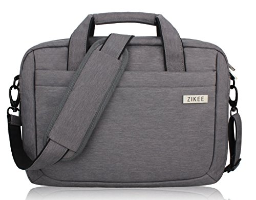détail Zikee - Housse ordinateur portable 15-15,6 pouces, étanche, bandoulière, poignée, Housse pc portable/ Pochette/ Besace/ Sacoche ordinateur portable pour ultra portable 15,6 pouces, Housse pour Acer Aspire E&Chromebook/Asus Zenbook pro/Dell Inspiron/HP Pavilion/Lenovo Premium
