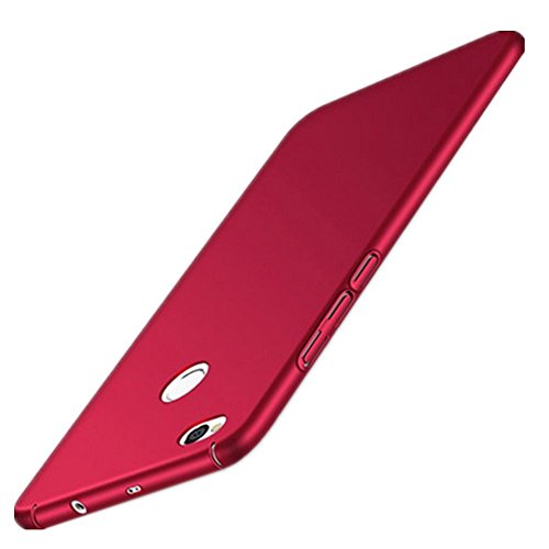 SMTR Huawei Y6 pro 2017 Custodia, Ultra Sottile PC Back Case Protettiva Custodia per Huawei Y6 pro 2017 Smartphone -Rosso