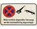 Produktbild Gebotsschild 'Parken verboten - Abschleppen' - 400x250mm