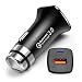 Produktbild MMLC QC 3.0 USB Car Charger Schnellladung Adapter Zigarettenanzünder für iPhone iPad Mini 1/2 iPhone 5/6/6 iPod iPad Air 1/2 Car Charger (Schwarz)