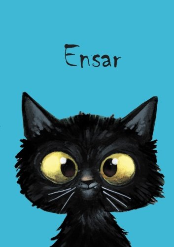 Ensar: Ensar - Katzen - Malbuch / Notizbuch / Tagebuch: A5 - blanko
