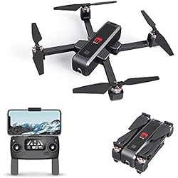 EACHINE EX3 Avions Drone avec Camera 2k HD GPS 5G-WiFi Brushless Moteur télécommande avec écran OLED Pliable FPV Quadcopter 3400mAh Batterie Inclus