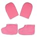 Produktbild Backbayia Set Handschuhe und Socken Feuchtigkeitsspendende für Füße Hände Paraffinwachs Spa Hautpflege Fußpflege