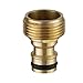 Produktbild WINOMO 3/4-Zoll-Wasserschlauchverbinder aus Messing, Schlauch-Schnellverbinder für Gartenschlauch, Wasserhahn-Anschluss, Armatur-Wasserhahn-Adapter