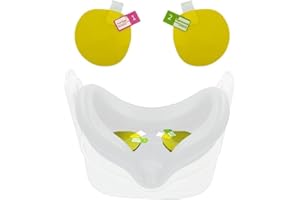 CLDAISY VR Lens Protector Film for Meta Quest 3, 2 Pairs, Transparent Screen Cover, Front and Back Protection