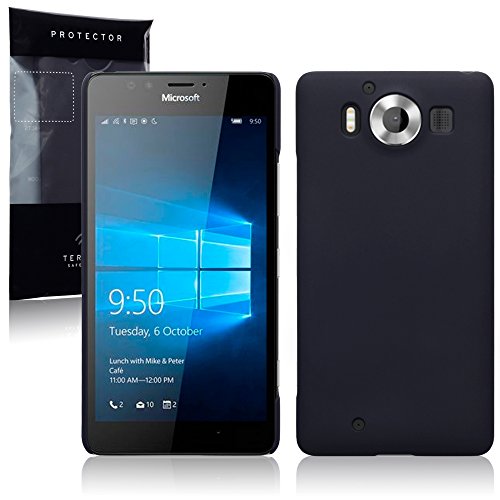 TERRAPIN Microsoft Lumia 950 Case Carcasa r gida de goma para Microsoft Lumia 950 m vil negro reviews TERRAPIN Microsoft Lumia 950 Case Carcasa r gida de goma para Microsoft Lumia 950 m vil negro