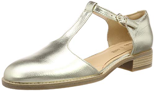 Clarks Netley Fresh, Salomés Femme, Argenté (Champagne-), 39.5 EU