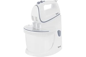 TM Electron TMPBA112 - Batidora Amasadora para repostería con bol 2.5 L y tapa antisalpicadura, 450 W