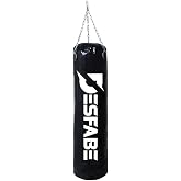 Desfabe Boxing Star 70x25 Cm Chain Boxing Sandbag Black