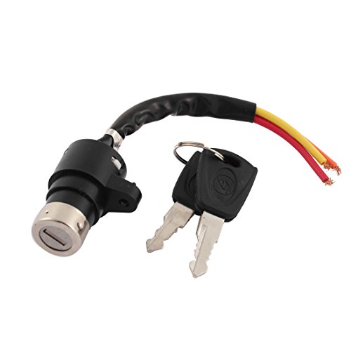 Preisvergleich Produktbild sourcingmap® Elektrofahrzeug Dreirad Netzteil Nocken Zylinder Schloss mit 2 Schlüssel de