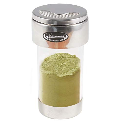 Newness Spargicacao, Cacao a Velo Spargizucchero Shaker per Cioccolato, Glassa, Sale, Cacao, caffè, Polveri, Farina, Zucchero a Velo