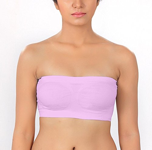 Glamio Womens/Girls Non-Padded, Non-Wired Seamless Tube Bra(Light Pink Color) (Free Size) RS.99 (86.00% Off) - Amazon
