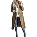 Produktbild Yesmile Damen Strickjacken Frauen Lange Fleece Steppweste Damen Wärmemantel Strickweste Outerwear Hoody Kapuze Coat Cardigan