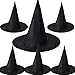 Produktbild TPulling 6Pcs Schwarze Hexe-Hut Erwachsene Frauen Für Halloween-Kostüm-Zusatz-Kappe