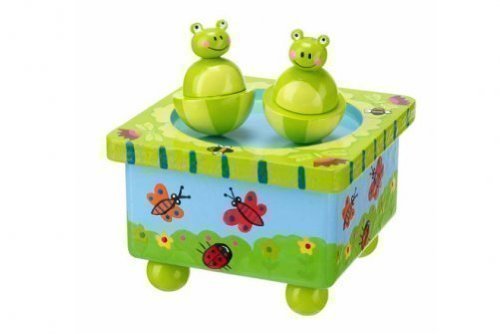 Orange Tree Toys Wooden Frog Music Box