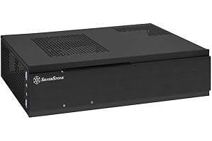 SILVERSTONE TECHNOLOGY SilverStone SST-ML06B-E - Milo Mini-ITX kompaktowa obudowa HTPC Desktop, czarna