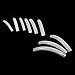 FACILLA® 50pcs Natural French False Nail Art Salon Extra long Tips Acrylic For UV Gel