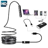 Einzigartige blaue LED-Technologie, 6 einstellbare blaue LED-Lichter an der Kamera-Spitze. Dies trägt erheblich zur Verbesserung der Bildhelligkeit und -schärfe bei, auch bei Dunkelheit oder schlechten Lichtverhältnissen.