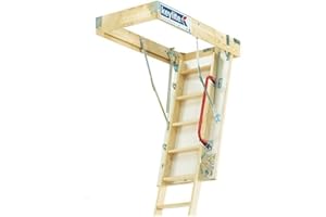 Keylite Timber Wooden Loft Ladder KYL02 550x1200x2.8m