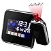 Produktbild Colourful Wecker mit Projektion, Decken / Wand Projektion Digitaluhren mit LCD Bildschirm Wetterstation Hygrometer Thermometer Snooze Funktionen