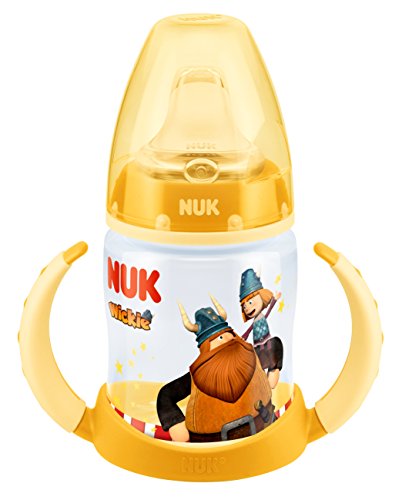NUK Wickie First Choice Trinklernflasche mit Silikon-Trinktülle, auslaufsicher, 6 - 18 Monate, 150ml