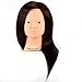 BEAUTY STAR® Professional 20" 70% Real Long Hair Hairdressing Cosmetology Mannequin Manikin Training Training Head With Clamp Stand