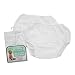 Dappi Waterproof 100% Nylon Diaper Pants, 2 Pack, White, Medium RS.1185.00