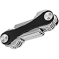 Compact Key Holder,Key Ring Organizer Key Organizer Keychain Light Weight Multi Tool Folding Key Chain Keychain Organizer up to 12 Keys Premium Key Holder Great Gift Suitable for Men and Women Black