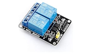 SunFounder 2 Channel DC 5V Relay Module Modulo Rel&egrave; with Optocoupler Low Level Trigger Expansion Board for Arduino UNO R3 MEGA 2560 1280 DSP ARM PIC AVR STM32 Raspberry Pi
