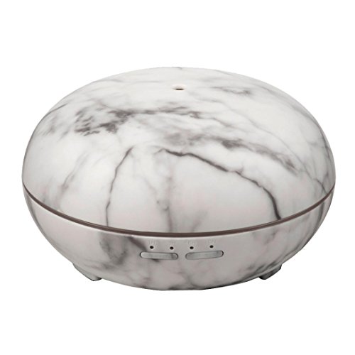 Preisvergleich Produktbild luftbefeuchter Schlafzimmer,Jaminy LED 300ml Aroma Diffusor ätherisches Öl Ultraschall Luftbefeuchter Luftreiniger Zerstäuber für zuhause, Yoga, Büro, SPA, Schlafzimmer (Weiß)