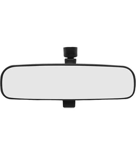 Vervanging voor Ford Fiesta MK5 2003-2008 / Mondeo MK3 2001-2007 / Focus MK1 1998-2005, achteruitkijkspiegel auto-binnenspiegel glas spiegel, zwart 4982463, 1070225, 4027219