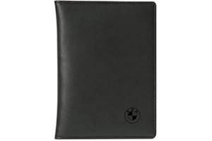 BMW Funda para tarjeta de registro de vehículo Negro 1, 2, 3, 4, 5, 6, 7, X1, X2, X3, X4, X5, X6, X7, M3, M4, todos los modelos, negro, ca. 92 x 126 mm