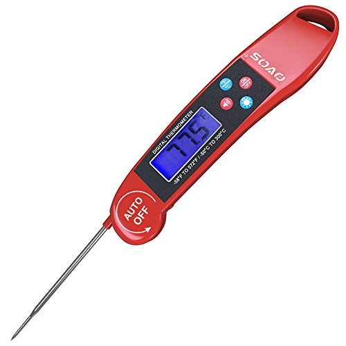 OVOS Neues Design Elektronische Reden Eigenschaft Thermometer Mit Instant Lesen Sie LCD-Schirm Am für Lebensmittel Fleisch Grill Milch Und Badewasser - 6