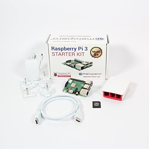 Raspberry Pi 3 Model B+ Official Starter Kit WHITE with 32GB microSD (with Raspbian)
