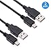 Price comparison product image Keple | (2-PACK) Mini USB Data Sync & Photo Image Transfer Cable Lead For Panasonic SDR Series: SDR-H18 / SDR-H20 / SDR-H200 / SDR-H21 / SDR-H250 / SDR-H280 / SDR-H40 / SDR-H50 / SDR-H60 / SDR-S10 / SDR-S100 / SDR-S150 / SDR-S7 / SDR-S9 / SDR-SW20