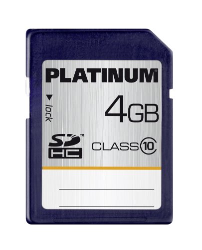 Platinum 4 GB Class 10 SDHC Speicherkarte