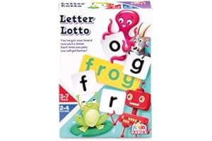 LITTLE LOT Addo Games - Letter Lotto Card Game - Letter Matching Card Multiplayer Game for Children Aged Between 3 and 7 Years Old