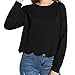Produktbild ABsoar Sweatshirt Damen Unregelmäßige Langarmshirts Bluse Pullover Tops Blusen Lässiges Pulli Oberteile Jumper Streewear