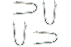 Floralcraft 20mm Galvanised U Nails (Fencing Staples) 50g Chicken Wire